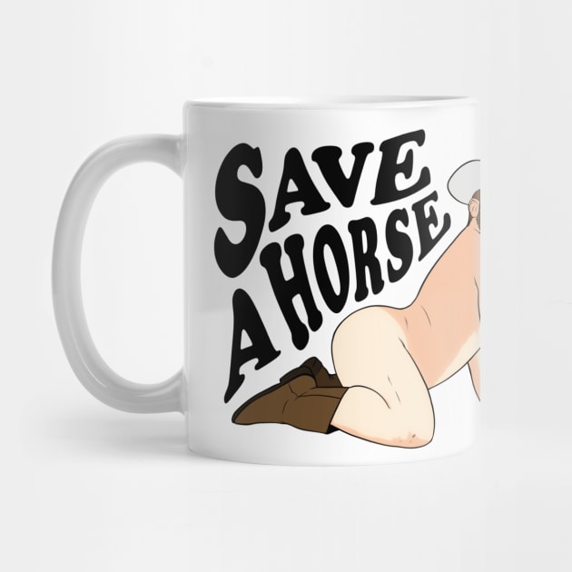 Save a horse vol.2 - Bryton Wood - light tee by RobskiArt